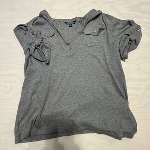 Lauren Ralph Lauren Classic V Neck Grey XL